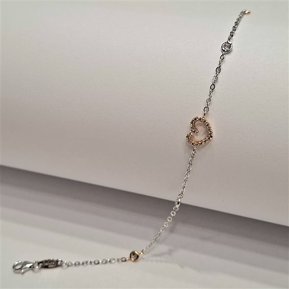 Bracciale Fanton Gioielli Donna BRACCIALI ORO in Oro Cubic Zirconia BROR-194-52 - BROR-194-52